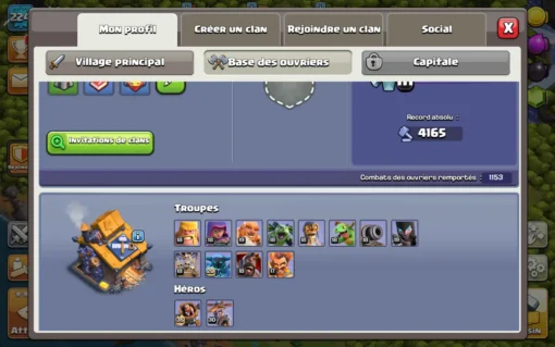 Achat compte coc