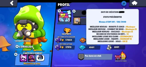 Vente de compte Brawl Stars avec 57K trophées - Image 4