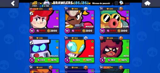 Vente de compte Brawl Stars avec 57K trophées - Image 15