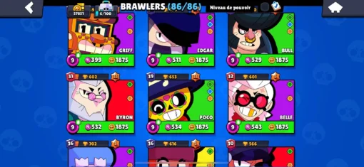 Vente de compte Brawl Stars avec 57K trophées - Image 19