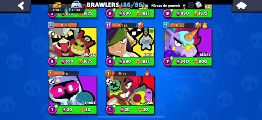 Vente de compte Brawl Stars avec 57K trophées - Image 21