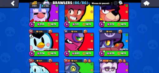 Vente de compte Brawl Stars avec 57K trophées - Image 22