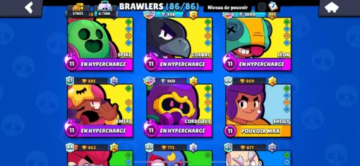 Vente de compte Brawl Stars avec 57K trophées - Image 11