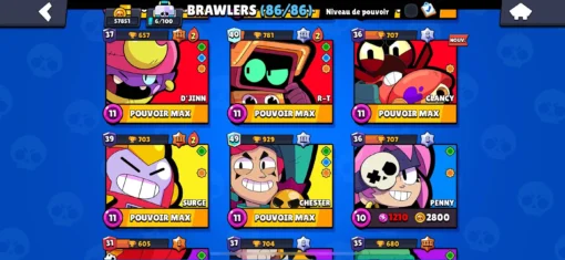 Vente de compte Brawl Stars avec 57K trophées - Image 12