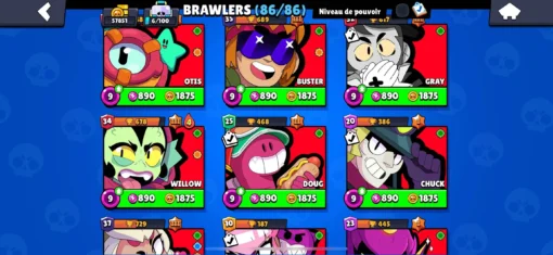 Vente de compte Brawl Stars avec 57K trophées - Image 14