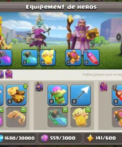 Vendre compte clash of clans