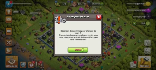 Vendre compte clash of clans