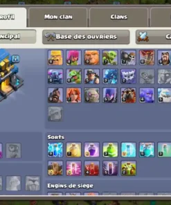 Vendre compte clash of clans