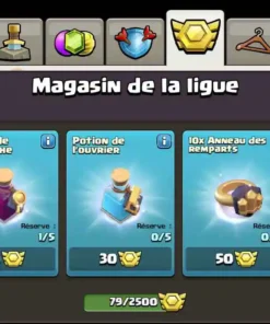 Vendre compte clash of clans