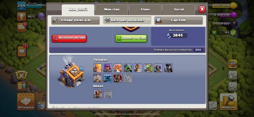 Achat compte clash of clans