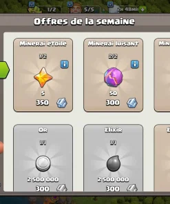 Achat compte clash of clans