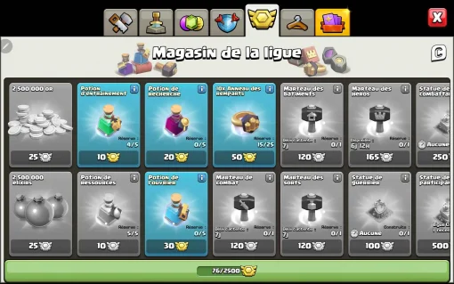 Achat compte clash of clans