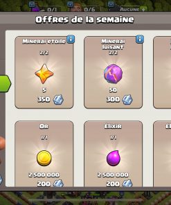 Achat compte clash of clans