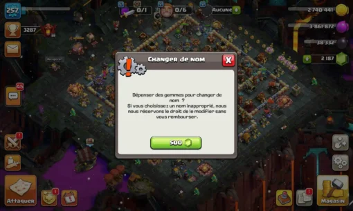 Achat compte clash of clans