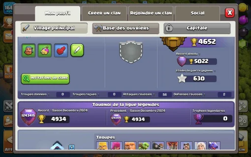 Achat compte clash of clans