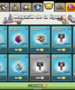 Achat compte clash of clans