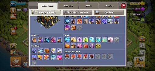 Achat compte clash of clans