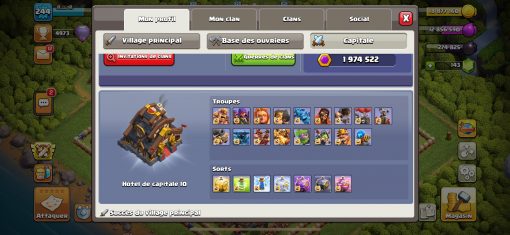 Achat compte clash of clans
