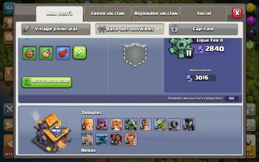 Achat compte clash of clans