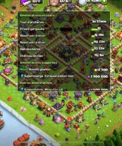 Vendre compte clash of clans