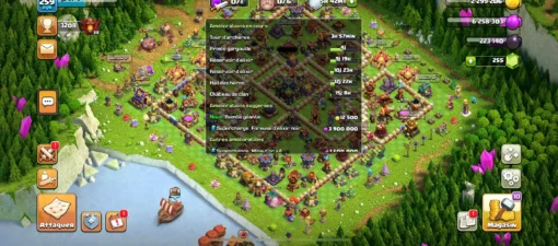 Vendre compte clash of clans