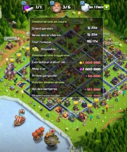 Vendre compte clash of clans