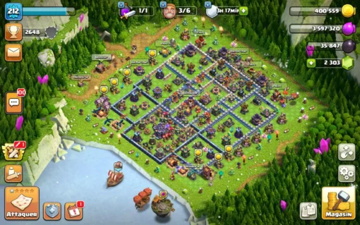 Vendre compte clash of clans