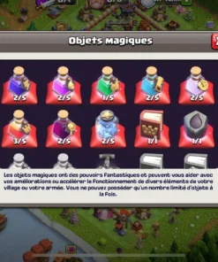 Vendre compte clash of clans