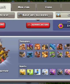 Vendre compte clash of clans