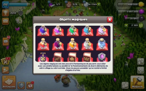 Vendre compte clash of clans