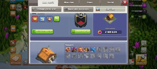 Vendre compte clash of clans