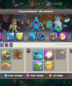 Vendre compte clash of clans