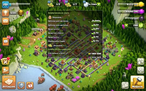 Achat compte clash of clans