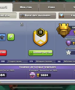 Achat compte clash of clans