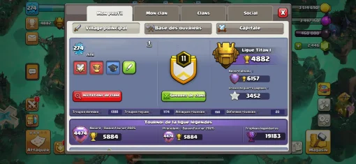 Achat compte clash of clans