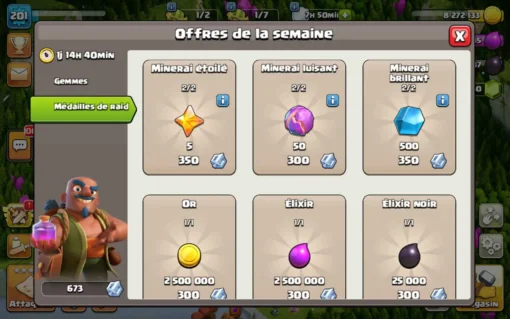 Achat compte clash of clans