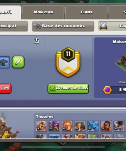 Achat compte clash of clans