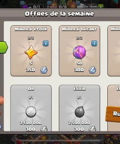 Achat compte clash of clans