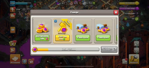 Achat compte clash of clans