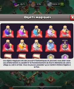 Achat compte clash of clans