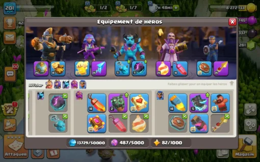 Achat compte clash of clans