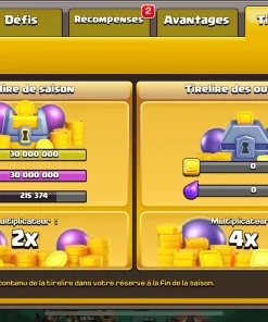 Achat compte clash of clans