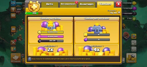 Achat compte clash of clans