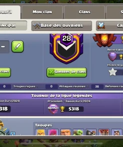 Achat compte clash of clans