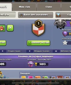 Achat compte clash of clans