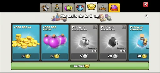 Achat compte clash of clans