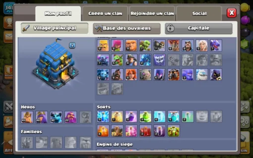 Achat compte clash of clans