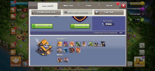 Achat compte clash of clans