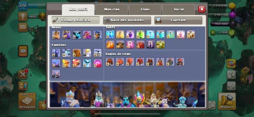 Achat compte clash of clans
