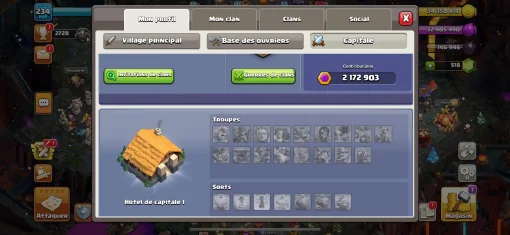 Achat compte clash of clans